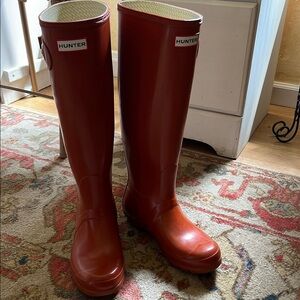 Hunter Classic  Orange Tall Boots